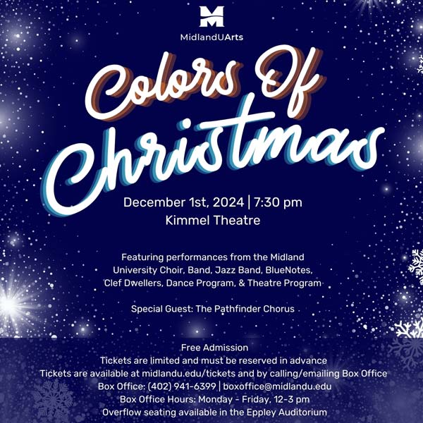 Colors of Christmas Poster