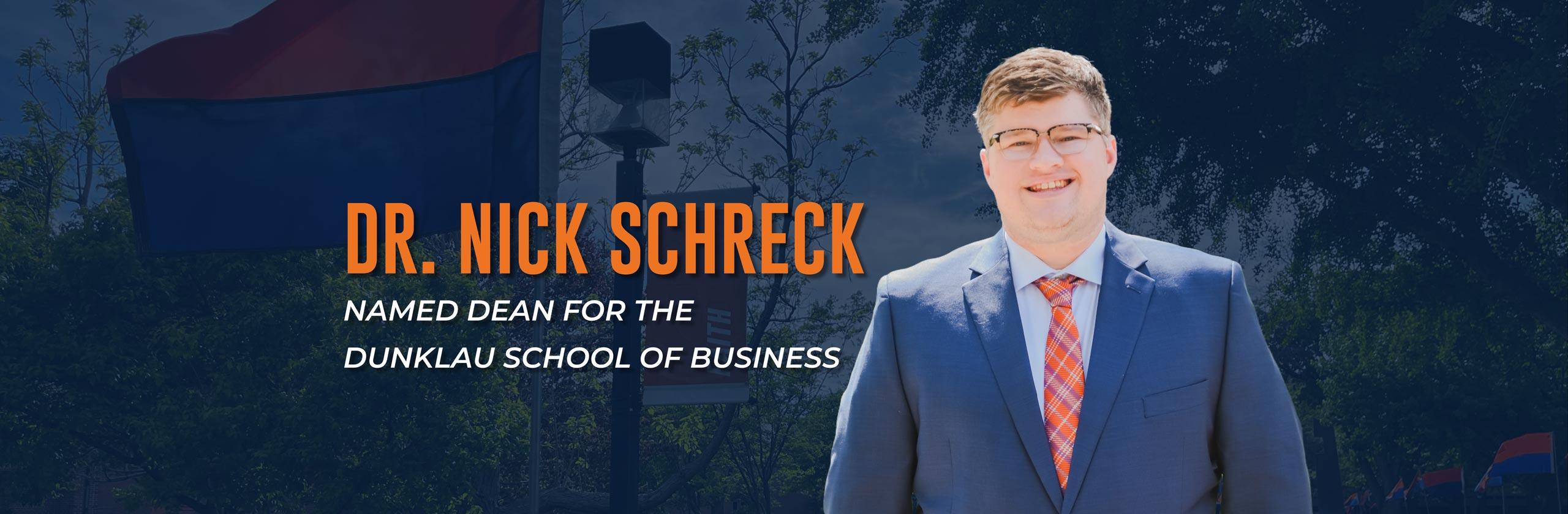 Dr. Nick Schreck Named Dean for Dunklau School of Business – Midland University