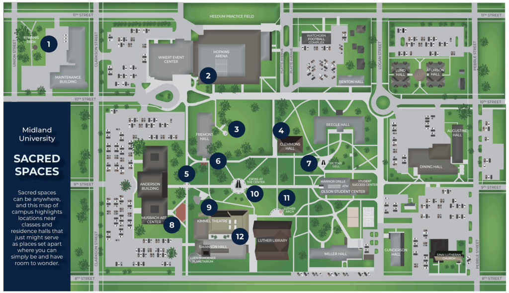 Sacred Spaces Map