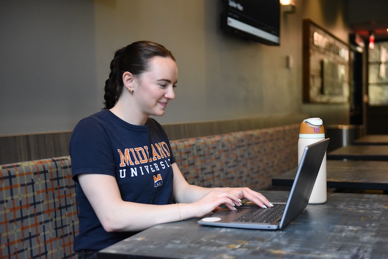 Midland University Students at Eikmeier Commons