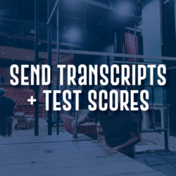 Send Transcripts and Test Scores